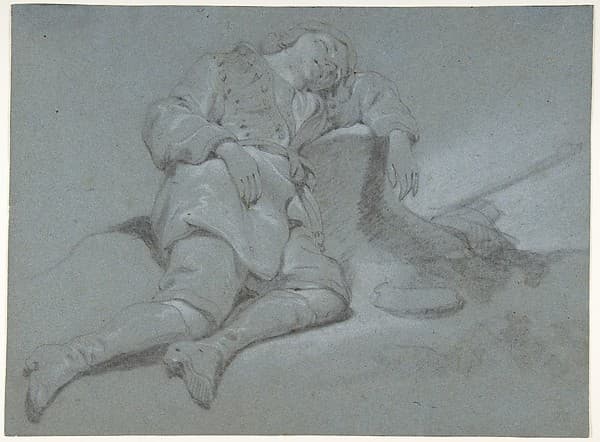 A Sleeping Shepherd Boy — Gerbrand van den Eeckhout