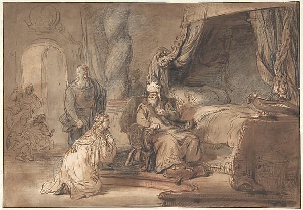 David's Promise to Bathsheba — Gerbrand van den Eeckhout