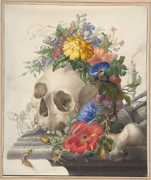 Vanitas Still Life — Herman Henstenburgh