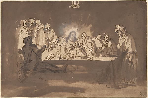 The Last Supper — Philips Koninck