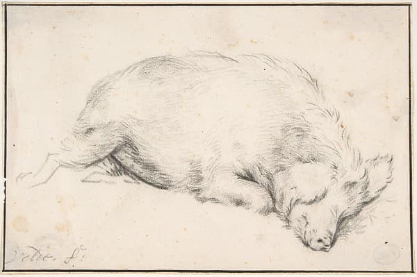 A Sleeping Swine — Adriaen van de Velde