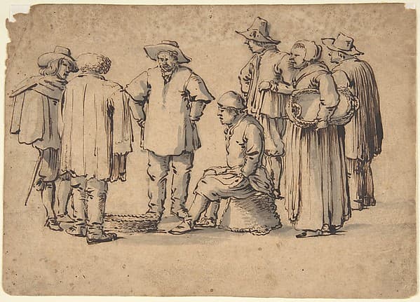 Peasants — Willem van de Velde I