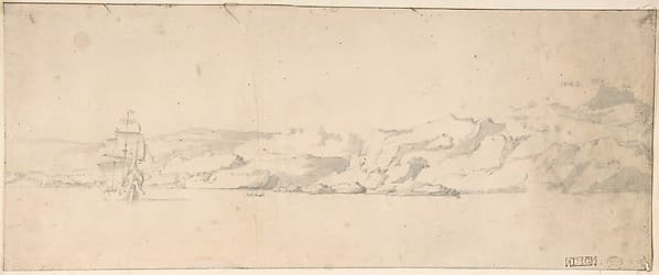 Coast Scene — Willem van de Velde II