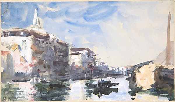 Scene on the Grand Canal, Venice — Hercules Brabazon Brabazon