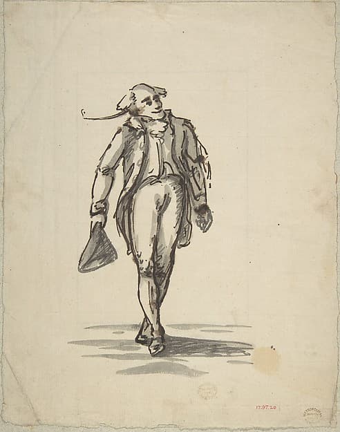 Figure of a Man, the Lawyer — Henry William Bunbury