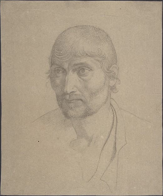 Head of a Bearded Man — Johann Friedrich Overbeck
