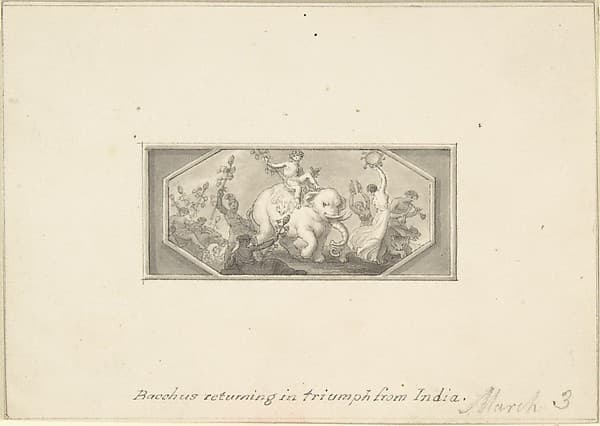 Bacchus returning in Triumph from India — Edward Francis Burney
