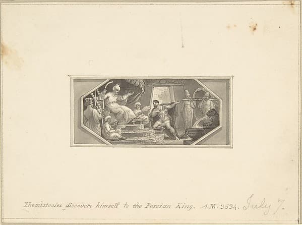 Themistocles Discovers Himself to the Persian King — Edward Francis Burney