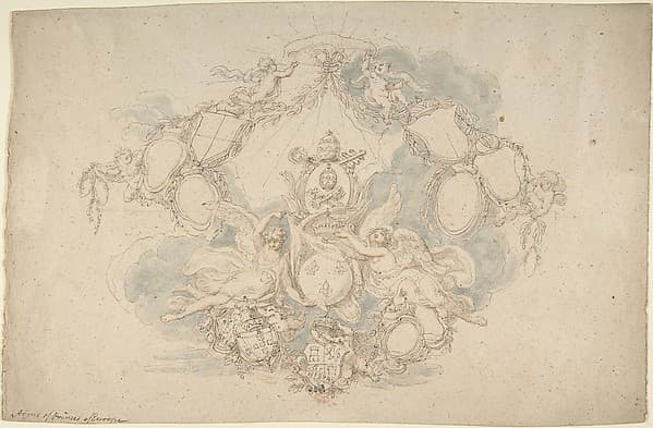 Design of the Arms of the Princes of Europe — Edward Francis Burney