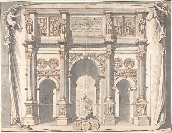 View of the Arch of Constantine — Jan Goeree