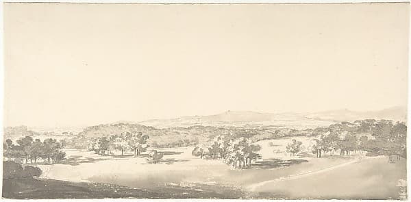 Derbyshire landscape — John Constable