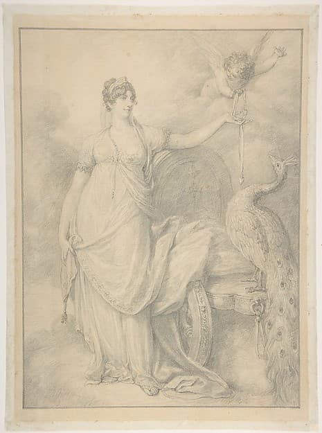 Lavinia, Countess Spencer as Juno — Richard Cosway