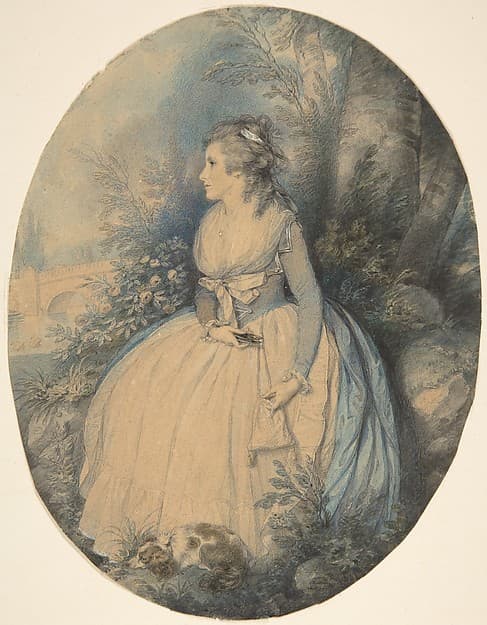 Mrs. Robinson as Perdita — Richard Cosway