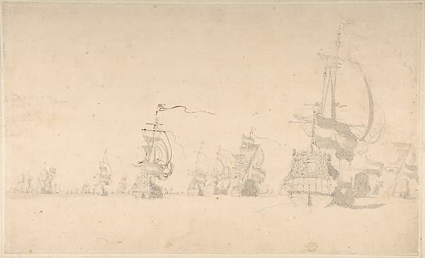 A Fleet — Willem van de Velde II