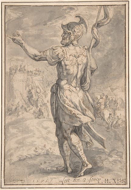 Levi Avenging the Honor of his Sister Dinah — Crispijn van den Broeck