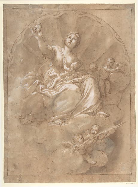 Allegorical Figure of Charity — Marcantonio Franceschini