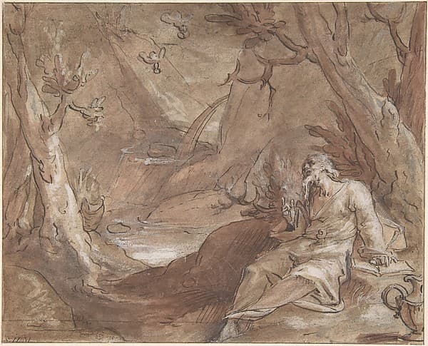 Elijah Fed by Ravens — Jan Muller