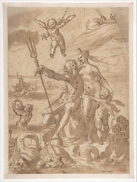 Neptune and Amphitrite — Bartholomeus Spranger