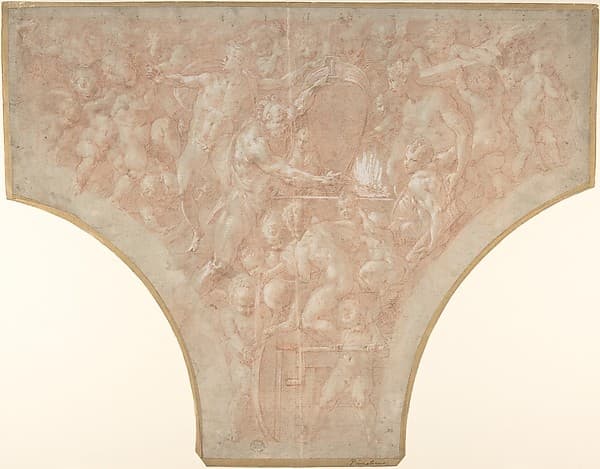 Vulcan Forging the Darts of Cupid — Francesco Primaticcio