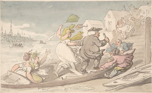 Easterly Winds — Thomas Rowlandson