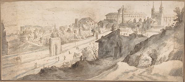 View of St. John Lateran, Rome — Gillis van Coninxloo