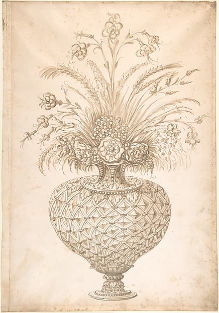 Flowers in a vase — Erasmus Hornick