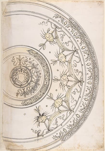 Design for Silver Plate Decorated with Crabs — Erasmus Hornick
