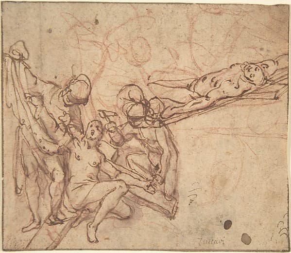 Studies for a Crucifixion — Alessandro Casolani