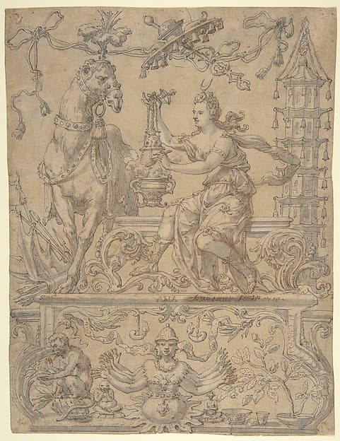 Allegory of Asia, from the Four Continents — Godfried Maes
