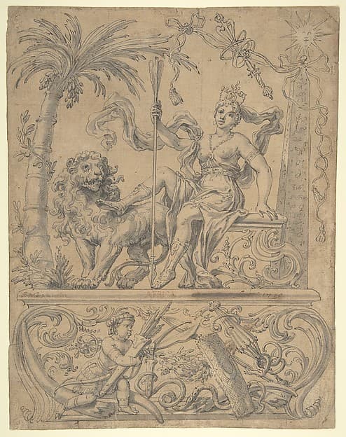 Allegory of Africa, from the Four Continents — Godfried Maes