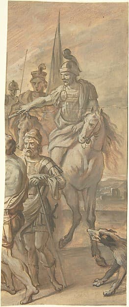 Scene from the Life of Saint Bartholomew (fragment) — Erasmus Quellinus