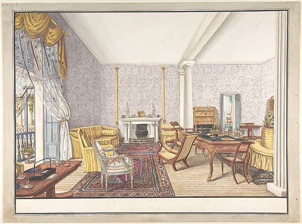 Design for interior — Charles de Brocktorff