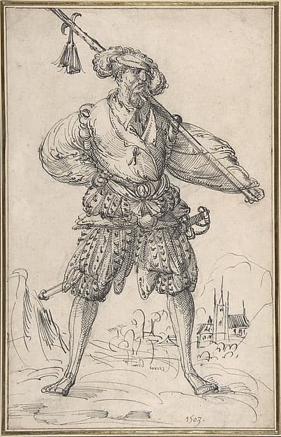 Standing Soldier — Jost Amman