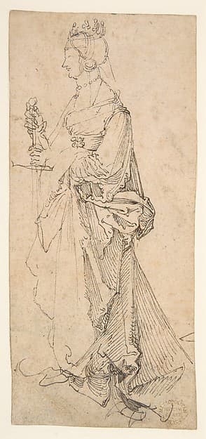 Saint Catherine of Alexandria — Albrecht Dürer
