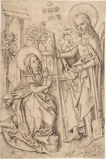 Christ Appearing to Mary Magdalen — Master of the Drapery Studies