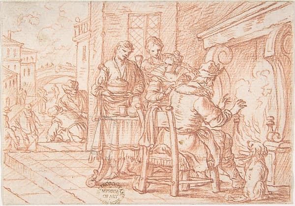 January (one of a series representing the labors of the months) — Jonas Umbach