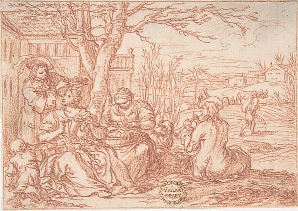 April (one of a series representing the labors of the months) — Jonas Umbach