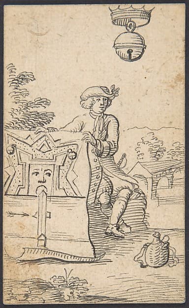 Shell King: A Man with a Map of a Fortification — Johannes Brandenberg