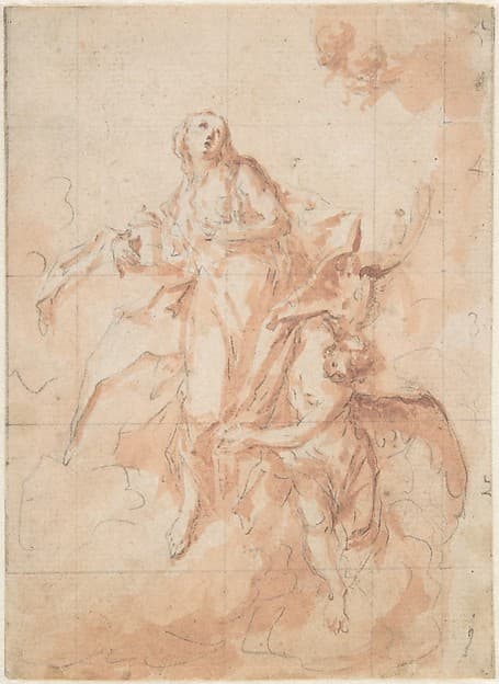 The Assumption of the Saint Mary Magdalen — Cosmas Damian Asam