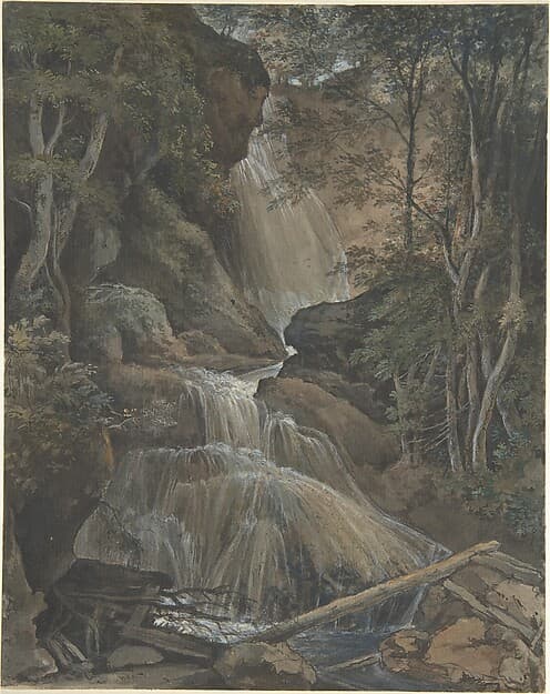 A Waterfall in a Forest at Langhennersdorf — Christoph Nathe