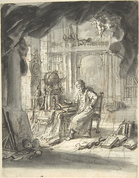 An Oriental Astronomer in His Study — Martin Johann Schmidt