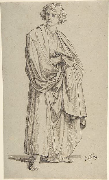 Study of a Male Figure — Julius Schnorr von Carolsfeld