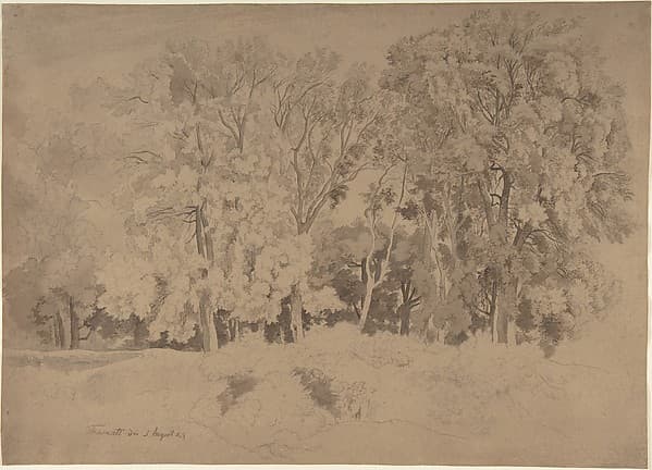 Edge of a Wood near Frascati — Ernst Fries