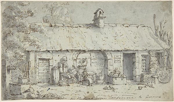 Cottage on the Road from Lausanne to Geneva — Joseph Farington
