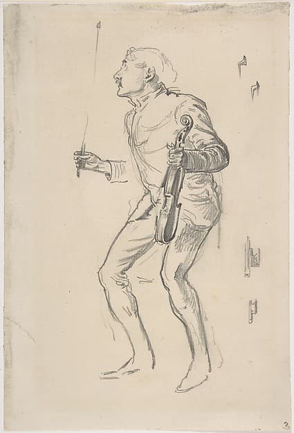 Gecko: study from life — George Du Maurier