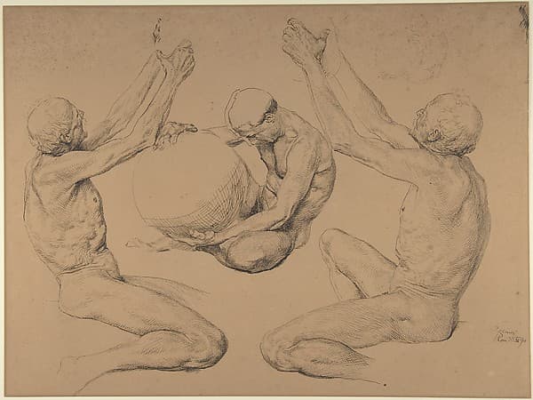 Sheet of studies for "Ex Libris Victor Graf von Rex" — Otto Greiner