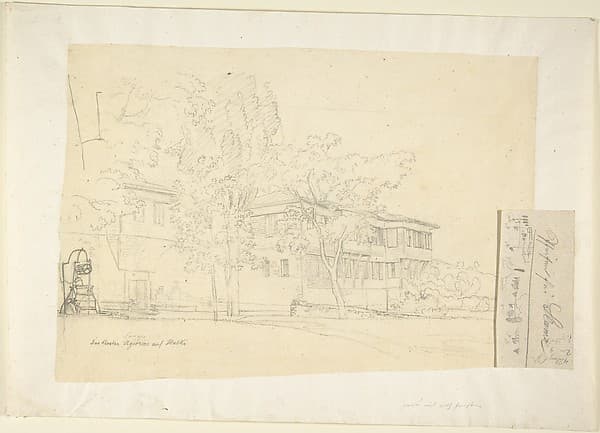 The Cloister Sanajia (?) at Kalki — Franz von Hauslab the Younger