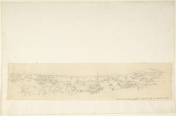 Landscape near Constantinople — Franz von Hauslab the Younger