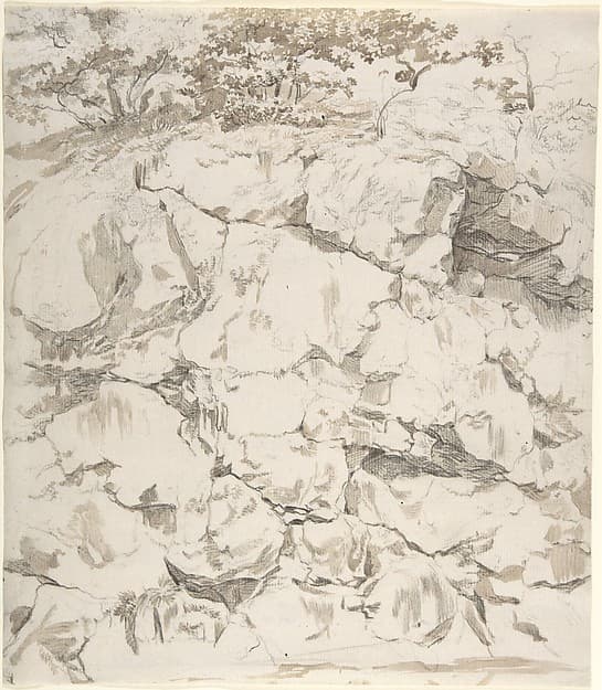 Rocky Cliff — Johann Christian Reinhart