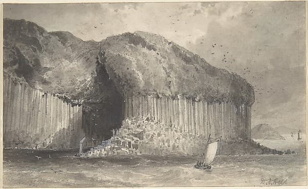 View of Fingal's Cave — David Octavius Hill
